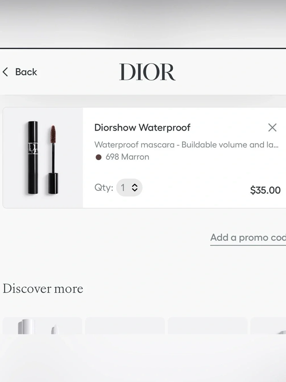 Dior brand new